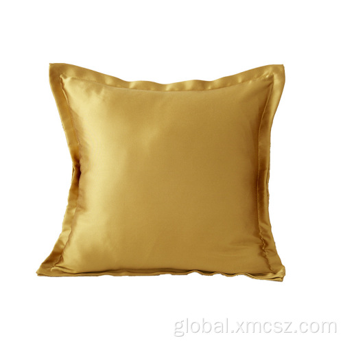 China Multi Color Luxury Satin Silk Stock Cushion Cover Factory